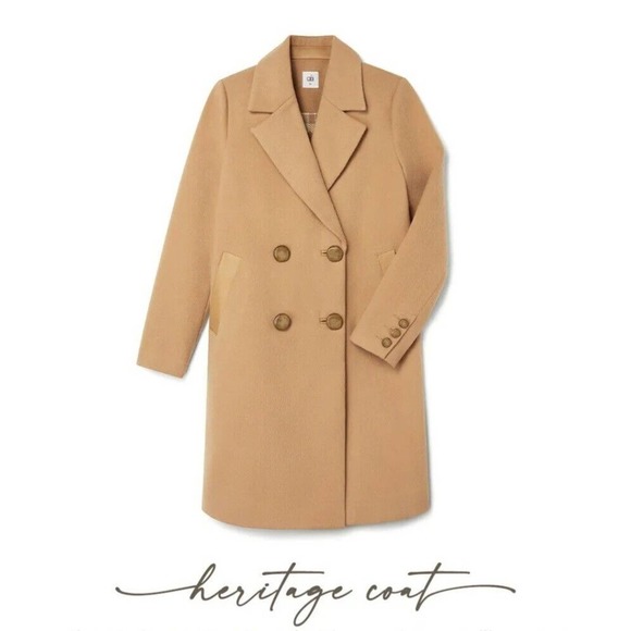 CAbi Jackets & Blazers - Cabi Womens Coat Heritage Camel Brown Longline Double Breasted Trench Jacket M